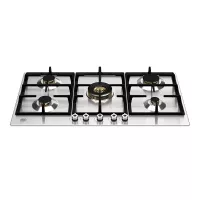 Газовая варочная панель 89 см Bertazzoni Professional P905CPROX стальная - 1 фото