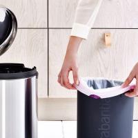 Мусорный бак с педалью 12 л Brabantia NewIcon стальной - 9 фото