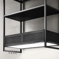 Настенная вытяжка 80 см Elica Feel Open Suite BL/F/80 черная - 3 фото