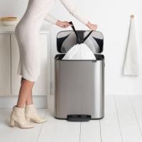 Мусорный бак 60 л Brabantia Bo Pedal Bin стальной - 8 фото