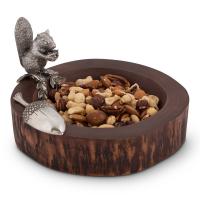 Чаша для орешков Белка 21,5х18 см Vagabond House Woodland Creatures коричневая - 4 фото