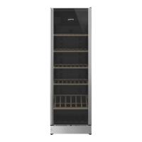 Винный шкаф на 197 бутылок SMEG Classica SCV115G стальной - 6 фото