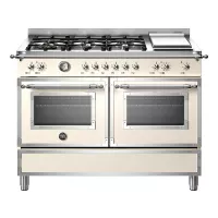 Варочный центр 119,5х60 см Bertazzoni Heritage HER126G2EAVT бежевый - 1 фото