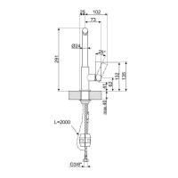 Смеситель Smeg MD22DKX черный - 2 фото