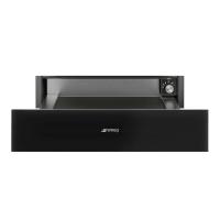 Шкаф для подогрева посуды 60х14 см Smeg Linea CPR115N черный - 2 фото