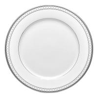 Тарелка закусочная 21 см Noritake Rochester Platinum белая - 1 фото