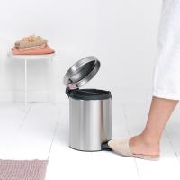 Мусорный бак с педалью 2+2 л Brabantia NewIcon стальной матовый - 6 фото