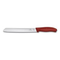 Кухонный нож для хлеба 21 см Victorinox Swiss Classic красный - 1 фото