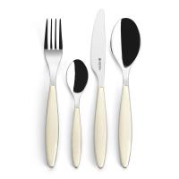 Набор столовых приборов на 6 персон Guzzini Cutlery Feeling бежевый 24 пр - 2 фото