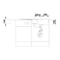 Кухонная мойка 100 см Blanco Zia 6 S кофе - 2 фото