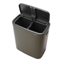 Мусорный бак 2x30 л Brabantia Bo Touch Bin серый - 4 фото