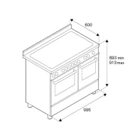 Варочный центр 99,5х60 см Bertazzoni Professional PRO105I2ENET черный - 2 фото