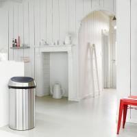 Мусорный бак 60 л Brabantia Touch Bin стальной - 7 фото