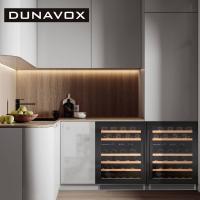 Винный шкаф на 46 бутылок Dunavox DAUF-46.145DB черный - 2 фото