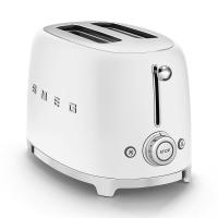 Тостер на 2 ломтика Smeg 50's Style TSF01WHMEU матовый белый - 4 фото