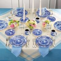 Столовый набор Spode Blue Italian 16 пр синий - 2 фото