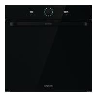 Электрический духовой шкаф 59,5 см Gorenje Simplicity BOS6737SYB черный - 1 фото