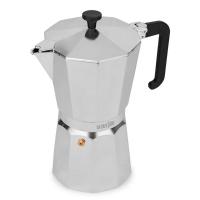 Кофеварка гейзерная на 12 чашек Kitchen Craft La Cafetiere стальная - 2 фото