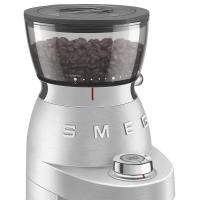 Кофемолка электрическая SMEG 50’s Style CGF02SSEU стальная - 11 фото