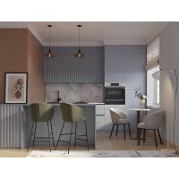 Барный стул 52х45,5х92 см Bergenson Bjorn Comfy зеленый - 11 фото