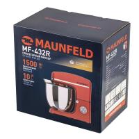 Миксер планетарный 10 л Maunfeld MF-432R красный - 10 фото