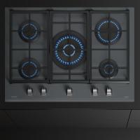Газовая варочная панель 70х51 см Teka Urban GZC 75330 XBN серый камень - 10 фото