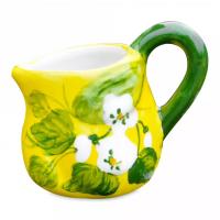 Молочник Edelweiss Лимоны и цветы желтый - 1 фото