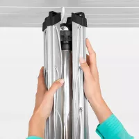 Сушилка для белья 208 см Brabantia Topspinner стальная - 10 фото