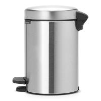 Мусорный бак с педалью 3 л Brabantia NewIcon стальной - 2 фото