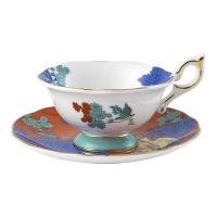 Чайная пара 140 мл Wedgwood Wonderlust красная - 7 фото