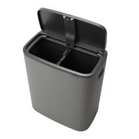 Мусорный бак 2x30 л Brabantia Bo Touch Bin серый - 5 фото