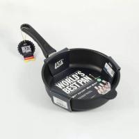 Сковорода антипригарная 24 см AMT Frying Pans Fix черная - 9 фото