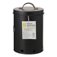 Банка для овощей 2,5 л Smart Solutions Irmel черная - 3 фото