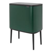 Мусорный бак 11+11+11 л Brabantia Bo Touch Bin зеленая сосна - 3 фото