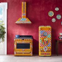 Холодильник Smeg Sicily is my Love FAB28RDGC5 - 10 фото