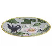 Тарелка закусочная 20 см Wedgwood Wonderlust зеленая - 2 фото