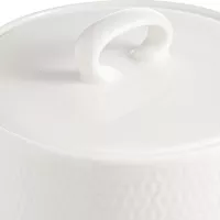 Сахарница 10 см Wedgwood Gio белая - 3 фото