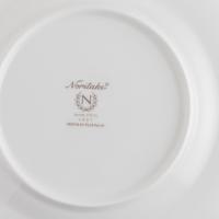 Тарелка хлебная 16,7 см Noritake Trefolio Platinum белая - 3 фото
