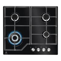 Газовая варочная панель 59 см Electrolux KGG64362K черная - 1 фото