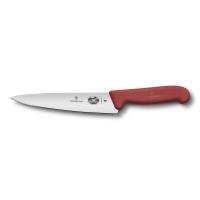 Кухонный нож разделочный 25 см Victorinox Fibrox красный - 1 фото