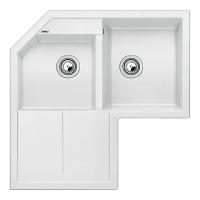 Кухонная мойка 83 см Blanco Metra 9 E белая - 4 фото