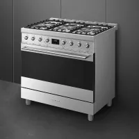 Варочный центр 90х60 см Smeg Sinfonia C9GMX2 стальной - 6 фото