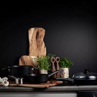 Сковорода антипригарная 28 см AMT Frying Pans Fix черная - 12 фото