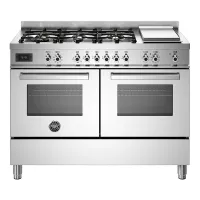 Варочный центр 119,5х60 см Bertazzoni Professional PRO126G2EXT стальной - 1 фото