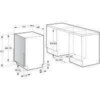 Встраиваемая посудомоечная машина 44,8 см Gorenje Superior GV572D10 белая - 10 фото