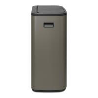 Мусорный бак 2x30 л Brabantia Bo Touch Bin серый - 2 фото