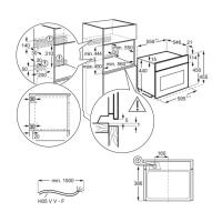 Электрический духовой шкаф 59,5 см Electrolux EVL6E46X черный - 7 фото