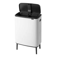 Мусорный бак 2x30 л Brabantia Bo Touch Bin Hi белый - 5 фото