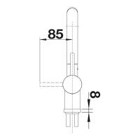 Смеситель Blanco Linus-S satin gold - 6 фото