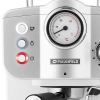 Кофемашина рожковая 1,25 л Maunfeld MF-735WH PRO белая - 4 фото